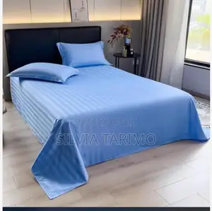 Plain Bedsheets with Stripes