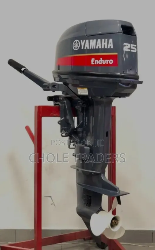 25HP Yamaha Enduro Outboard Motor - 1