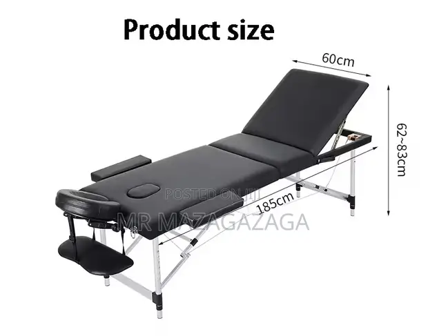 Kitanda Kipya cha Massage na Miguu ya Aloi ya Alumini - 1