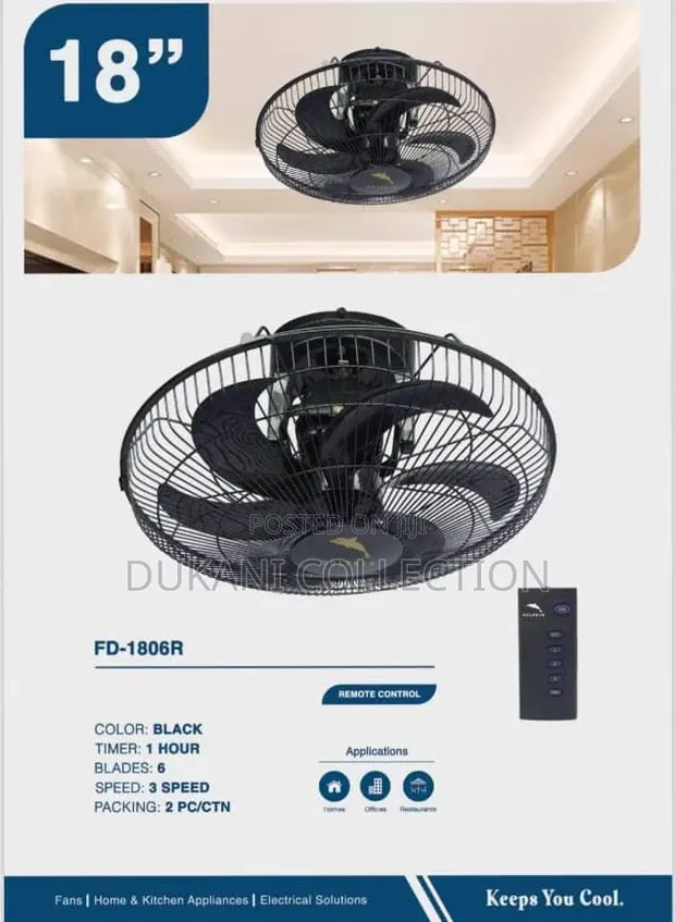Dolphin Orbit Fan Size 18 Inch - 1