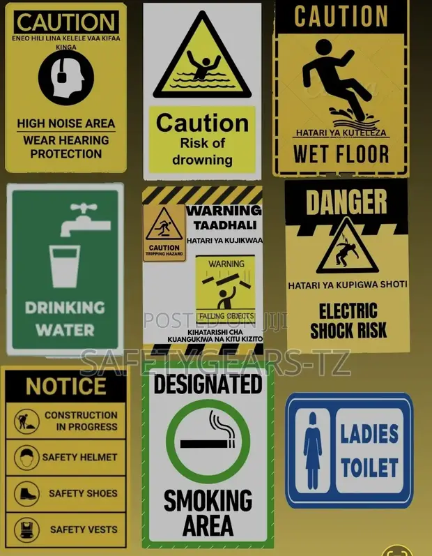 Safety Stickers for Construction Sites - 1