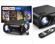 Smart Wireless Projector - 800 ANSI Lumens, Michezo ya 3D - 1