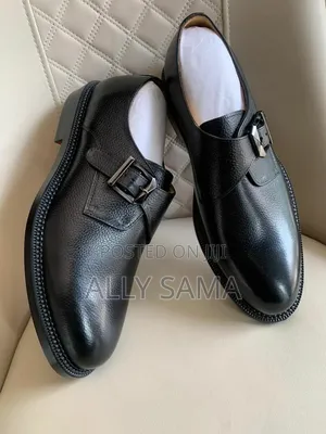 Men's J.M. Weston Moccasins - Full Black Leather