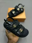 Sandals za Gucci za Canvas - Kahawia - 2