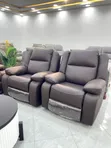 Presidential Sofa Set - Leather - 4
