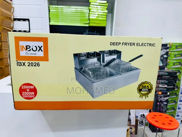 Inbox Deep Fryer 12L - Mpya Kabisa - 1