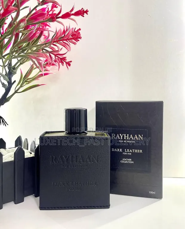 Rayhaan Dark Leather Eau De Parfum for Men - 1