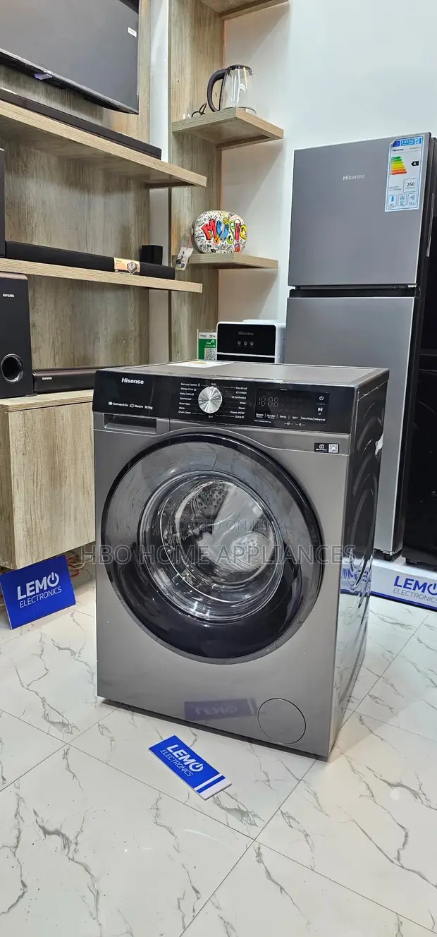 Hisense Mashine ya Kufulia na Kukaushia Front Load 12kg - 1