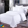 Seti ya Duvet Nyeupe yenye Michirizi - 4