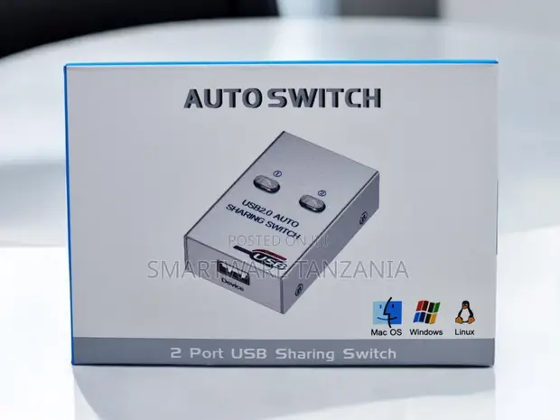 USB 2.0 Auto Sharing Switch - 2 Port - 1
