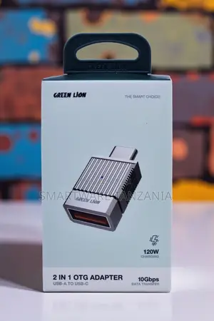 Green Lion 2-in-1 USB-C OTG Adapter (10Gbps, 120W)