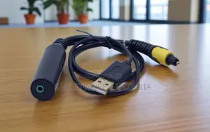 USB to Optical Toslink DAC Cable with 3.5mm Headphone Out