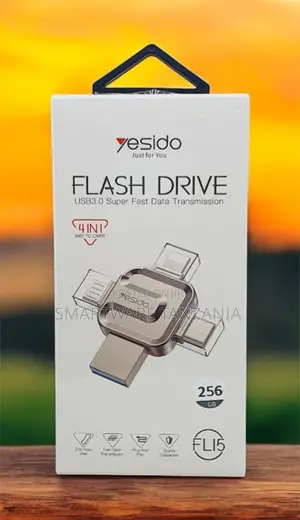 Yesido 4-in-1 Flash Drive 256GB USB 3.0 Type-C Lightning