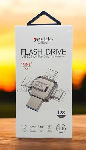 Yesido 4-in-1 Flash Drive 128GB USB 3.0, Type-C, Lightning