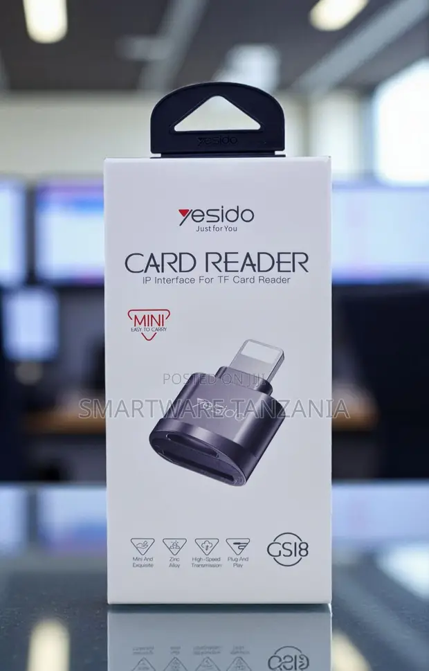 Yesido GS18 Mini Lightning TF Card Reader for iPhone/iPad - 1