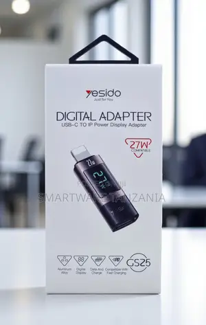 Yesido GS25 USB-C to Lightning Digital Adapter 27W PD
