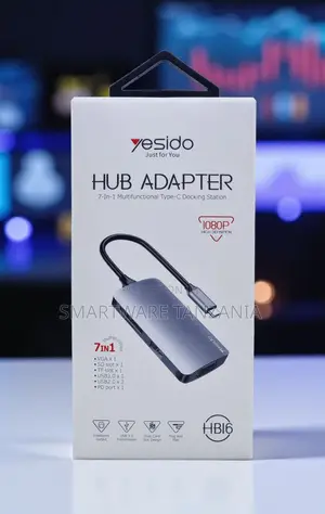 Yesido HB16 7-in-1 USB-C Hub (VGA, SD/TF, USB 3.0, PD)