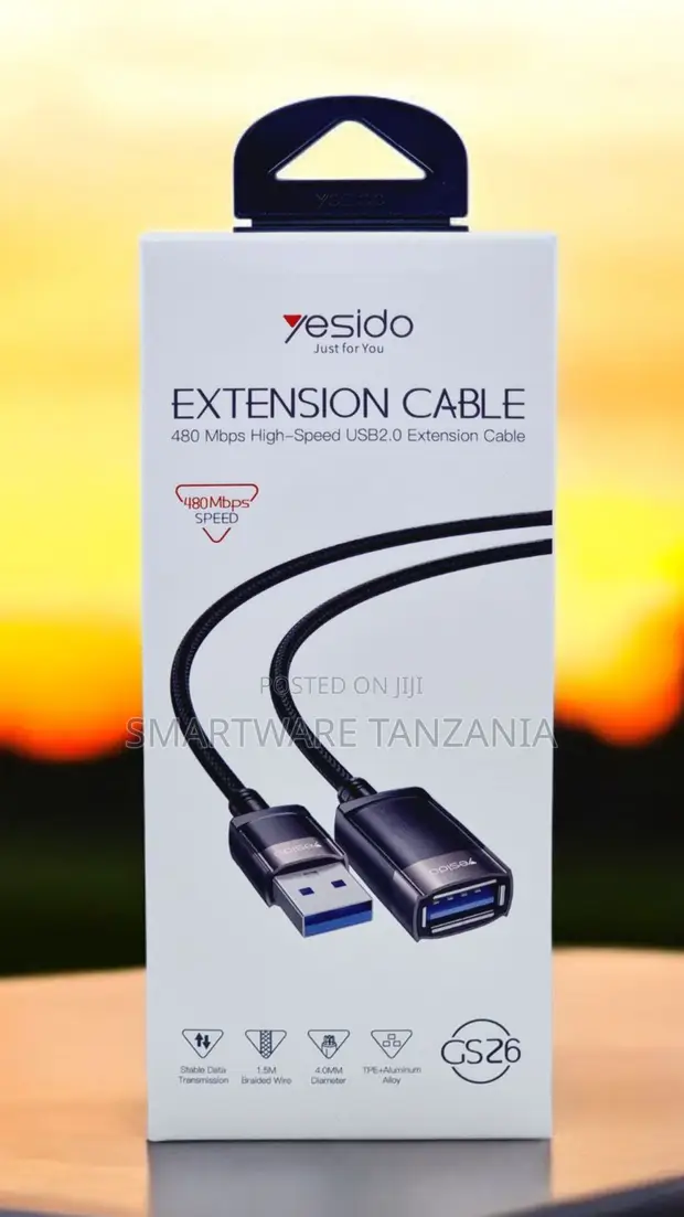 Yesido GS26 Kamba ya USB 2.0 Ugani 1.5m Iliyofumwa - 1
