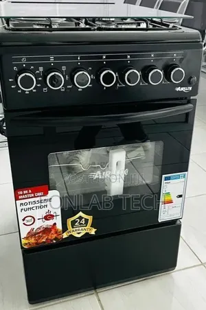 Airlux 50x60cm Cooker - 3 Gas, 1 Electric Plate
