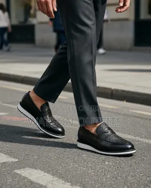Anax Men's Leather Loafers - Size 39-46