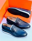 Anax Men's Leather Loafers - Size 39-46 - 4
