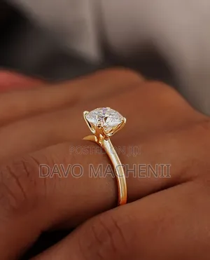 Women's Engagement Ring - Silver/Gold Plated