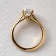 Women's Engagement Ring - Silver/Gold Plated - 3