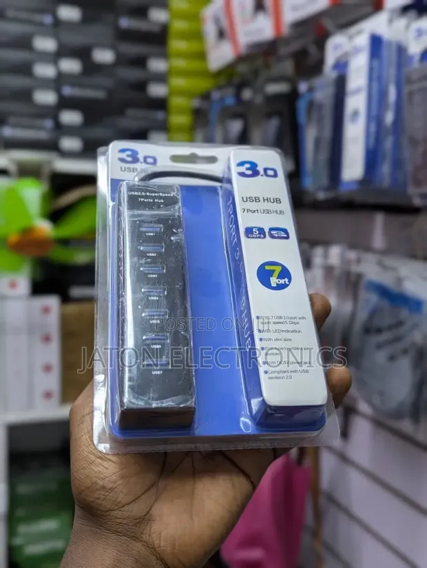 USB Hub 3.0 Mpya 7-Port - 1