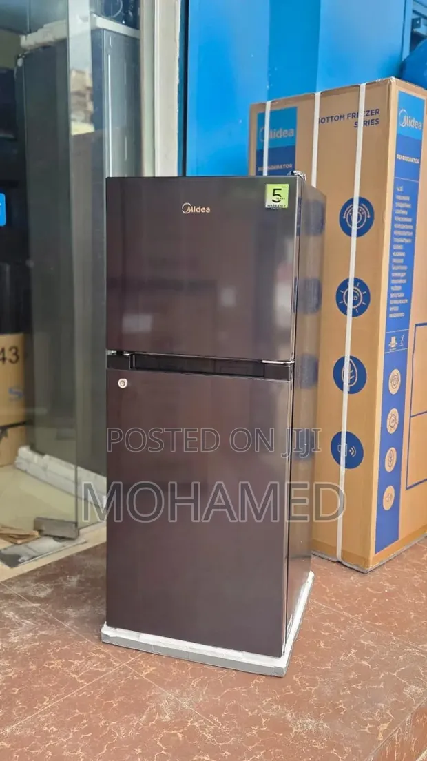 Midea 127L Refrigerator - Direct Cool, Double Door - 1