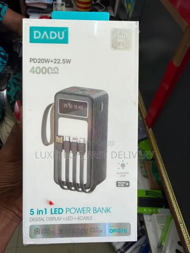 Dadu 5-in-1 LED Power Bank 40,000mAh Original - 1