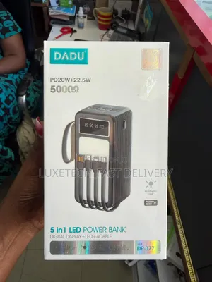 Dadu 5-in-1 50,000mAh LED Power Bank - Original
