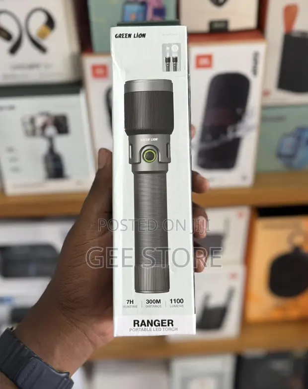 Green Lion Ranger Portable LED Torch 3000mAh - 1