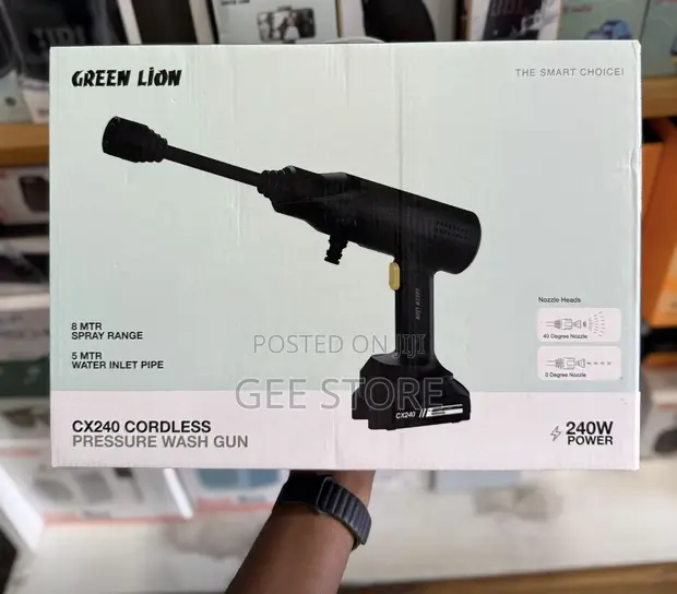 Green Lion CX240 Cordless Pressure Wash Gun - 1