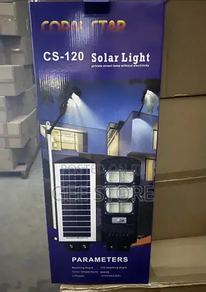 120W Solar Street Light - Waterproof