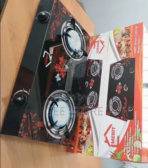 Merit 2-Plate Gas Stove with Glass Top