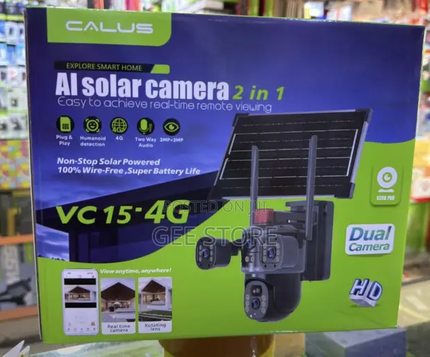 Calus Solar 4G LTE CCTV Camera VC15-4G - 1