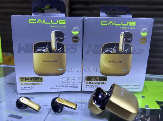 Calus Original Wireless Earbuds Zip 40 Gold - 1