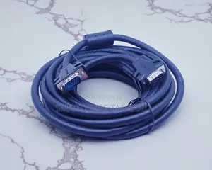 VGA Male to Male Monitor Cable with Ferrite Core - 2m Blue