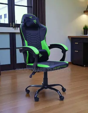 Racing Gaming Chair High Back Black/Green - Brand New