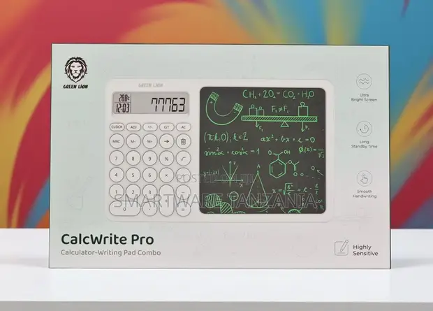 Green Lion CalcWrite Pro Calculator Writing Pad Combo - 1