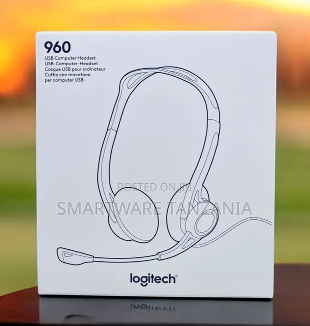 Logitech H960 USB Stereo Headset yenye Mic Inazuia Kelele - 1