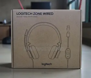 Logitech Zone Wired USB-C Headset with USB-A Adapter