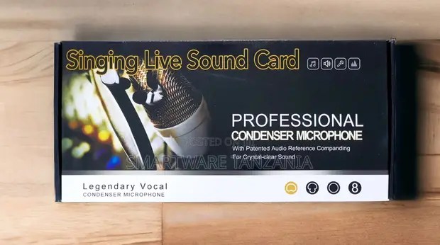 Legendary Vocal Condenser Microphone & Live Sound Card - 1