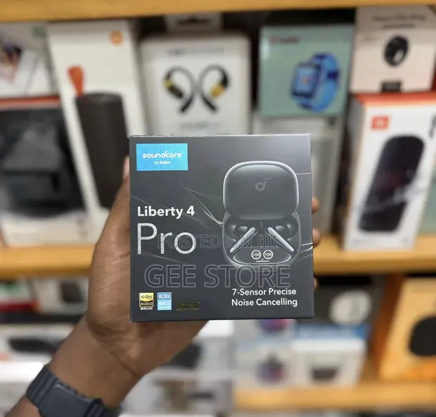 Soundcore Liberty 4 Pro Wireless Earbuds - Black - 1