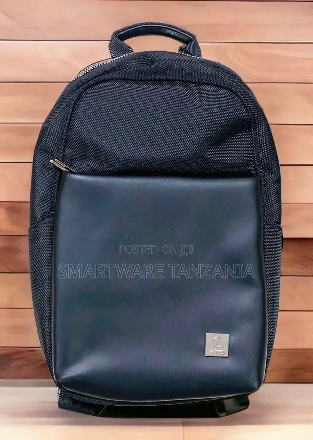 Wiwu Mkoba wa Laptop Rangi ya Bluu Mfumo wa PU Ngozi kwa Safari - 1