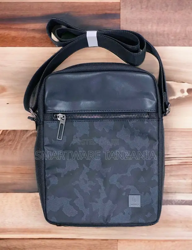 Wiwu Camo Crossbody Bag - PU Leather Messenger - 1