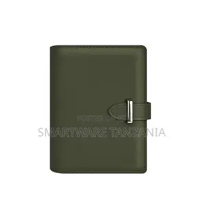 Wiwu Ambassador RFID Safe Green Leather Passport Wallet
