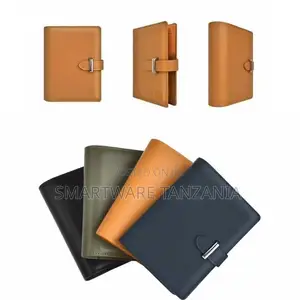Wiwu Ambassador Passport Wallet RFID Navy Blue Leather