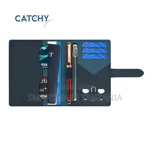 Wiwu Ambassador RFID Passport Holder Wallet - Blue