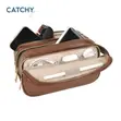 Wiwu Salem Lux Tri Compartment Leather Organizer Case - Kahawia - 2